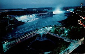 Canada Niagara Falls General View Showing American and Canadian Horseshoe Falls