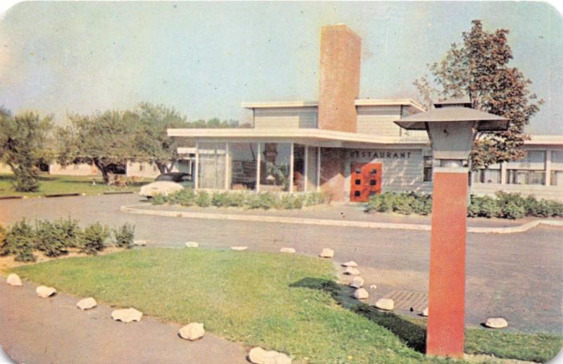 WILMINGTON DELAWARE TOURINNS MOTOR COURTS~RESTAURANT POSTCARD c1960s