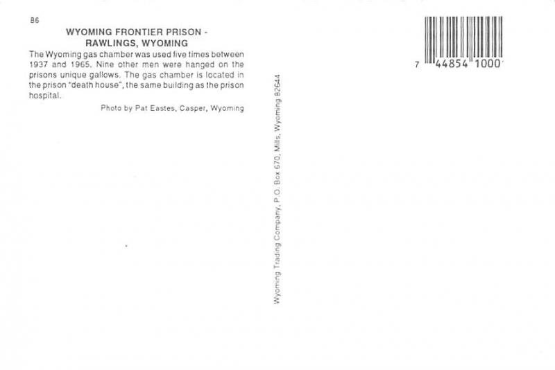 Wyoming Frontier Prison - Rawlings, Wyoming