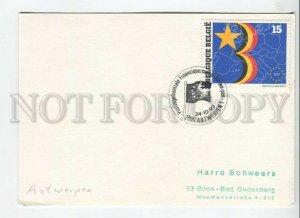 450610 Belgium 1992 year philatelic club Antwerpen special cancellations