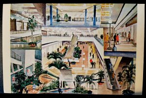 Vintage Postcard 1970's Colonie Center Mall, Albany, (Roessleville), New York NY