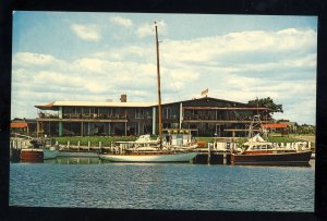 Falmouth, Massachusetts/MA/Mass Postcard, Flying Bridge Restaurant,  Cape Cod