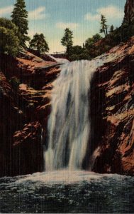 Colorado Colorado Springs South Cheyenne Canon Bridal Veil Falls Seven Falls ...