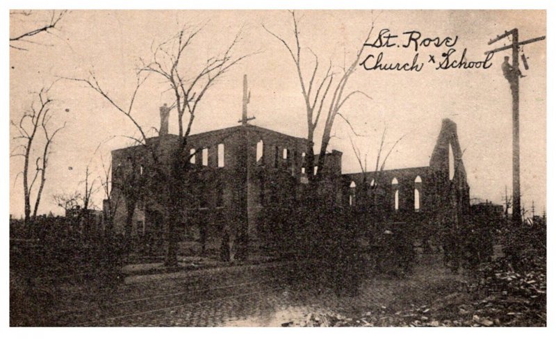 Fire Disasters ST. Rose Church and School