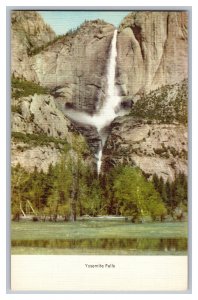 Postcard Yosemite Falls Vintage Standard View Card Yosemite National Park