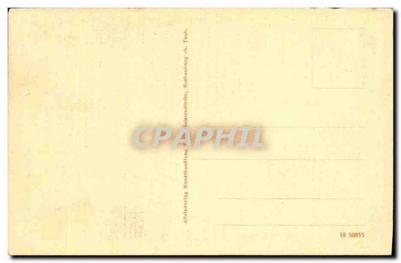 Old Postcard Rothenburg ob Laub