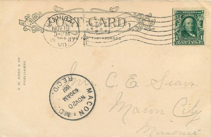 MO, Hannibal, Missouri, Post Office, S.H. Knox