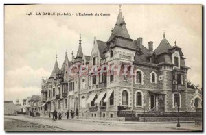 Old Postcard La Baule L & # 39Esplanade Du Casino