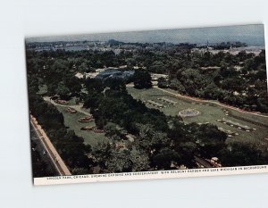 Postcard Lincoln Park, Showing Gardens And Conservatory, Chicago, Illinois