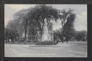 Soldiers Monument,Haverhill,MA Postcard 