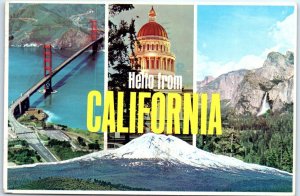 Postcard - Hello from California