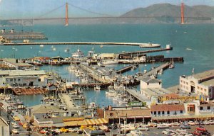 Panorama of Fisherman's Wharf San Francisco California  