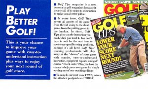 Golf Tips Magazine, Boulder, Colorado  