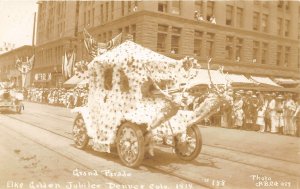 H96/ Denver Colorado RPPC Postcard c1910 Parade Elks Golden Jubilee 22