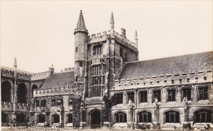 Cloister Quad Magdalen College Oxford England Real Photo