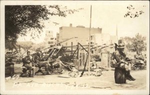 Social History Bonus Army BEF Camp Washington DC 1932 RPPC Pay WWI Vets #67 