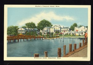 Edgartown, Martha's Vineyard, Massachusetts/MA Postcard, Waterfront, Cape Cod