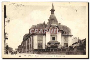 Old Postcard Epinal Primary School Superior of Young