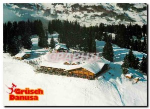 Postcard Modern Bergrestaurant Schwanzelleg