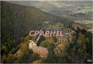 Modern Postcard Mont Sainte Odile Convent and the Alsace Plain