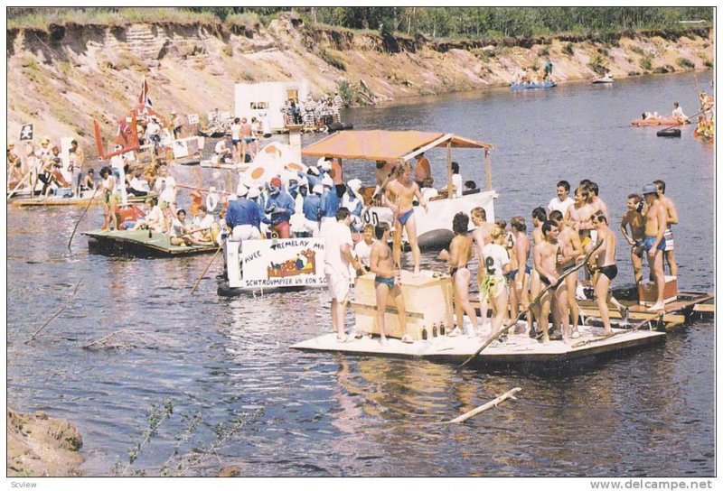 Le Canton Langelier accueille La Descente Des Tripes , Quebec , Canada, 1983