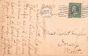 SAN FRANCISCO CALIFORNIA JAMES FLOOD BLDG~POWELL-MARKET ST~BARDELL POSTCARD 1909