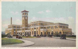 Missouri Pacific Railroad Depot Station Little Rock Arkansas Phostint postcard