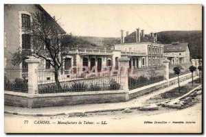 Postcard Old Tobacco Cahors tobacco Manufacture