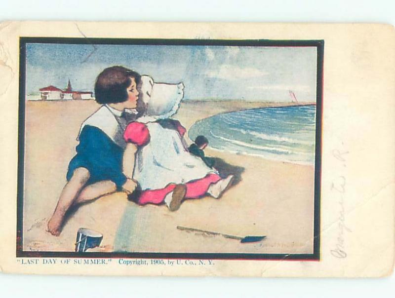 Divided-Back CHILDREN SCENE Great Postcard AA5693