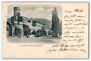 Trento Italy Postcard Buonconsiglio Castle Building 1898 Posted Antique