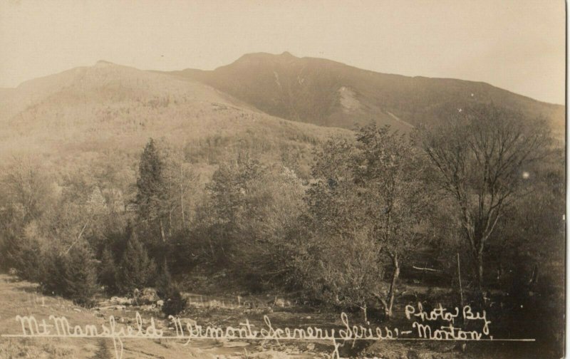 RP; MT. MANSFIELD , Vermont , 1900-10s