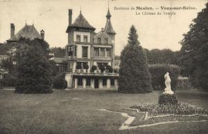 CPA Env. de MEULAN-Vaux-sur-SEINE-Le Chateau du Temple (260356)