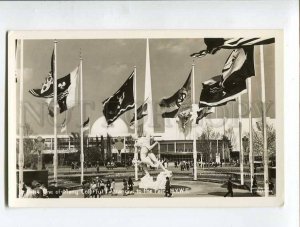 286921 USA New York World's Fair Entrance FLAGS 1939 year photo postcard