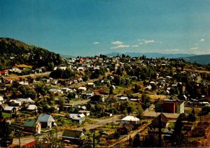 Canada British Columbia Rossland Aerial View