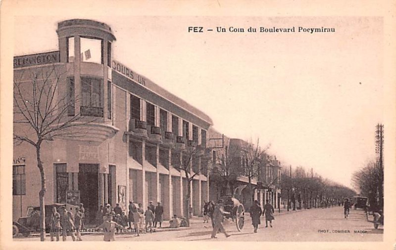 Un Com du Boulevard Poeymirau Fez Stamp on back 