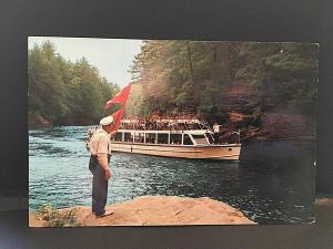 Postcard   Tour Boat at Devil's Elbow,Wisconsin Dells, WI   U6