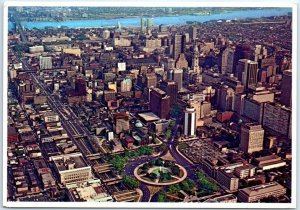 Postcard - Aerial view of Philadelphia, Pennsylvania