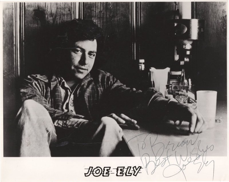 Joe Ely Country & Western Singer Large 10x8 Hand Signed Photo