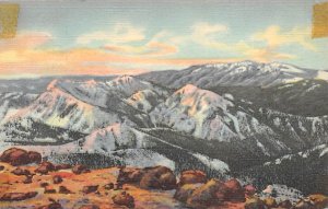 Sangre De Cristo Range, Top of Truchas Peaks between Santa Fe, Taos, Raton, a...