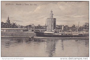 Spain Sevilla Muelle y Torre del Oro