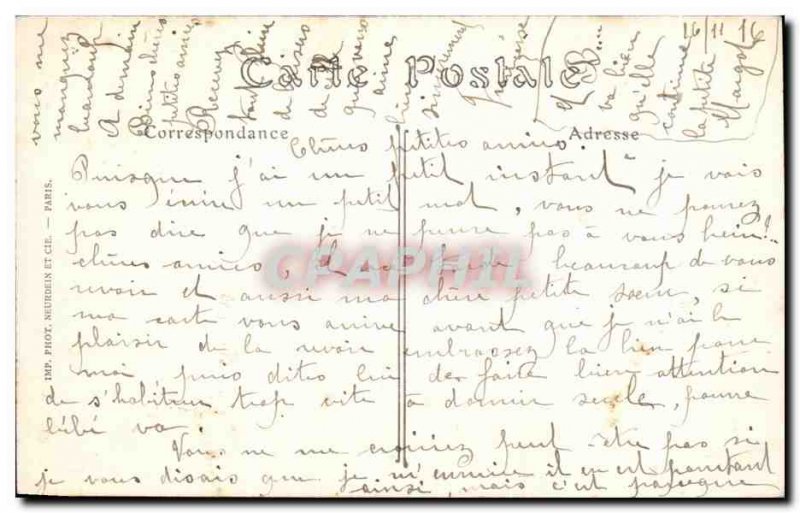 Old Postcard Brest Le Chateau Vue Prize Du Pont National Charter