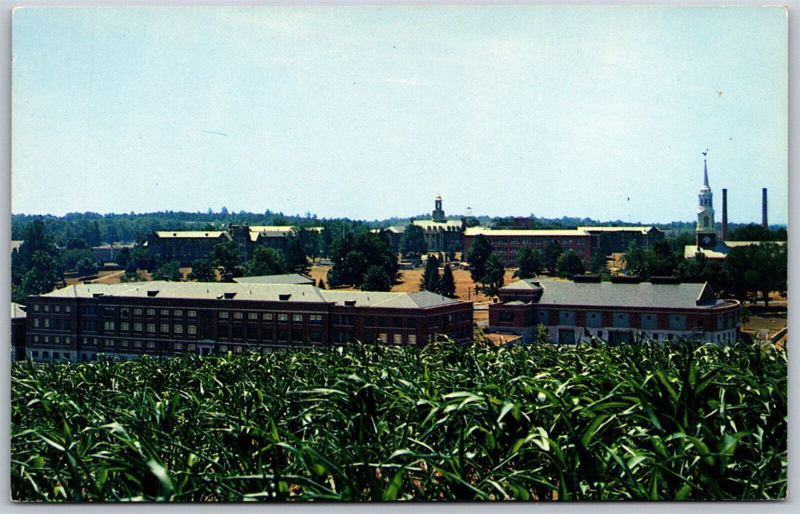 Vtg Storrs CT University Of Connecticut Birdseye View Campus 1950s View ...