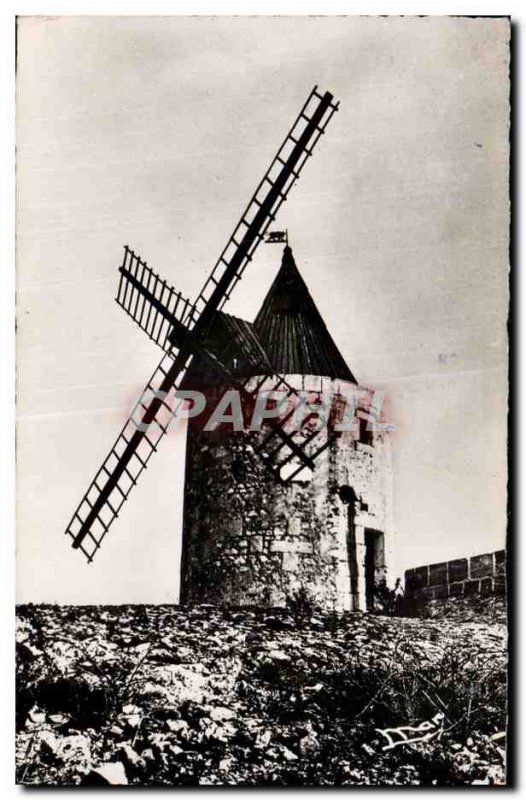 Postcard Modern Surroundings of Arles The Daudet Mill