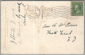 STAMFORD CT TOMAC POINT ANTIQUE POSTCARD