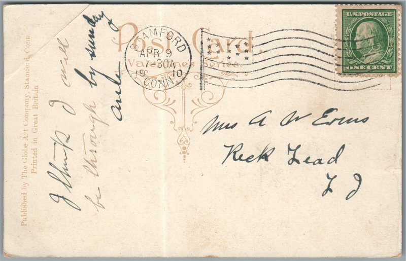 STAMFORD CT TOMAC POINT ANTIQUE POSTCARD