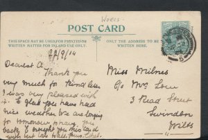 Genealogy Postcard - Milnes & Low - 3 Read Street, Swindon, Wiltshire    RF1095