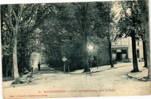 CPA MALESHERBES - Allée de Farcheville PRES la Gare (227552)