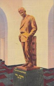 Will Rogers Bronze Statue