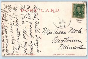 New Hampshire Postcard Old Church Star Island Isles Shoals Exterior 1908 Vintage