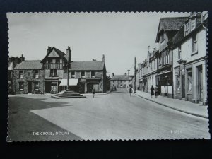 Scotland DOUNE The Cross showing LADIES OUTFITTERS c1950s RP Postcard Valentine